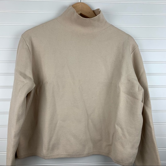 & OTHER STORIES Cropped Relaxed Fit Turtleneck - Picture 5 of 8